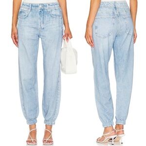 rag & bone Light Blue Denim Joggers